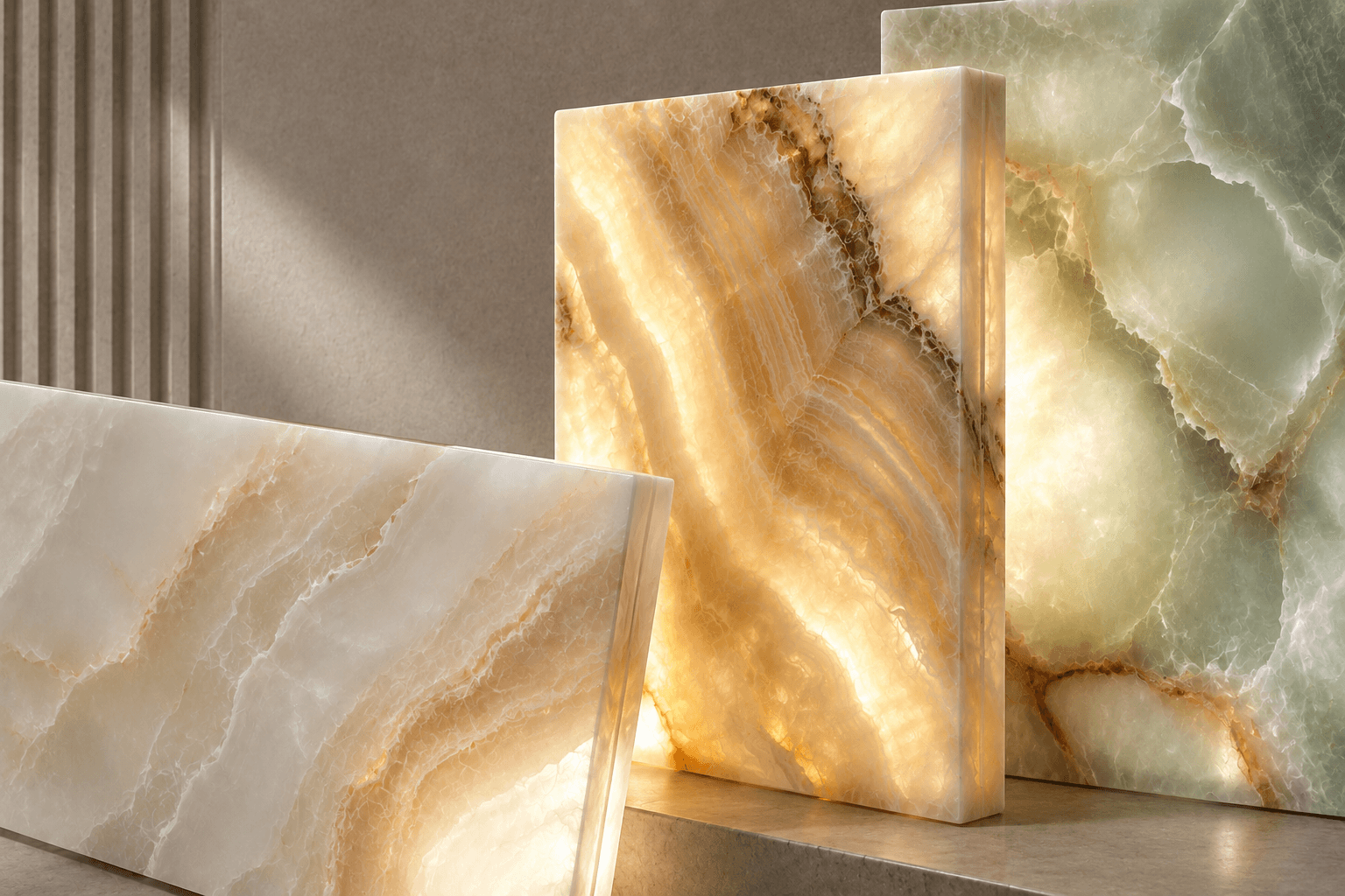 Onyx / backlit stone photo